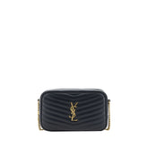 Saint Laurent Black Calf Leather Bos Taurus Shoulder Bag